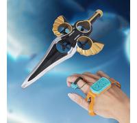 Asixxsix Avion RC Flying Sword, Avion télécommandé à Contrôle Gestuel avec Lumière LED et Cascade 3D, Jouet Volant en Mousse Légère, RC, Cadeaux pour Enfants et Adultes (Or Noir)