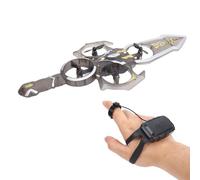 Asixxsix Avion RC Flying Sword, Avion télécommandé avec Batterie Modulaire et Matériau Anti-Collision, Planeur RC Léger avec éclairage de Navigation Nocturne, pour Débutant