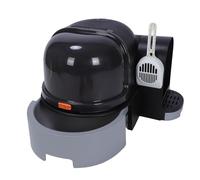 Asixxsix Bac à Litière fermé pour Chat, Type Tiroir Antidérapant, Contrôle des Odeurs, Grande Toilette pour Chat avec Rabat de Porte Avant et Pelle pour Ménages Multi-Chats (Black)