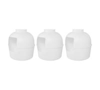 Asixxsix Bac à Litière pour Chat, Jardinière Cachée et Fermée, Spacieuse avec des Plantes Vertes pour la Décoration de la Maison, en Matériau PP pour Le Confort en Toutes Saisons (White)