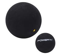 Asixxsix Balle de Courge à Point Unique de Haute qualité avec Une Excellente élasticité pour L'entraînement de Compétition Débutant 37 Mm (Point Jaune Unique)