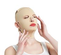 Asixxsix Bandage de Levage de Peau de Sangle de Levage Complet pour le Menton de Joue Amincissant le Modelage du Visage, pour L'amélioration des Muscles des Joues Affaissées, Sangle de de Visage (M)