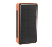 Asixxsix Banque d'alimentation Solaire de 50000mAh, Batterie de Chargeur Portable USB avec Lampe de Poche, Chargeur de Téléphone pour la Maison d'urgence de Camping en Plein Air, Coque en (Orange)