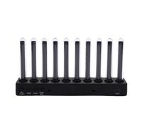Asixxsix Barre Lumineuse de Rythme Musical, 10 Mini Colonnes