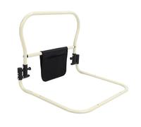 Asixxsix Barrière de Lit pour Personnes âgées, Barrière d'assistance de Lit Pliable à Large Poignée, de pour Adulte avec Sac en Filet, Matériau en Acier au Carbone pour Personnes âgées, Femmes