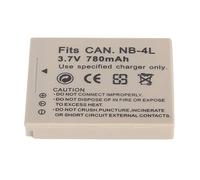 Asixxsix Batterie Lithium-ION Rechargeable pour Appareil Photo 115 117 120 130 220 225 230 255 50 60 70 80 65 75IXY100 115 110HS, Batterie Portable Ultra Fine NB 4L 3,7 V 780 MAH