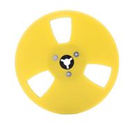 Asixxsix Bobine Vi Ban Sonore 1/4 5 Pouces, rigidité Plus élevée, 3 Trous Traînée Vent, Bobine en Plastique ABS, Fonctionne sur un Magnétophone à, Remplacement etc (YELLOW)