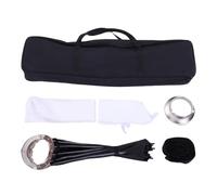 Asixxsix Boîte à Lumière Parabolique, Boîte à Lumière Parapluie Pliable à Une Pression de 65 Cm, à Pliable avec Sac de Rangement à Grille en Nid d'abeille à Double Diffusion pour Portrait, Produit,