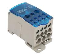 Asixxsix Boîte de Distribution sur Rail DIN UKK-250A Résistante à la Corrosion avec Couvercle Transparent pour une Vérification Facile des Câbles, Boîte de Distribution de Bornier à Haute