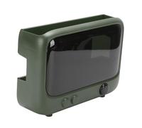 Asixxsix Boîte de Rangement Murale pour Routeur avec Trous d'aération, étagère de Rangement pour Modem WiFi pour la Gestion des Câbles, 11,02 X 3,74 X 8,27 Pouces, Blanc Lait, Compatible avec (Green)