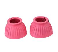 Asixxsix Bottes de Cloche pour Les Chevaux, Protéger Contre Les Bottes de Cloche en Caoutchouc de Traumatisme à Impact des Sabots, Soins à Chevaux pour la Participation (Pink)