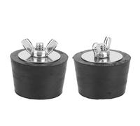 Asixxsix Bouchon D'expansion en Caoutchouc 1,5 Pouce, Lot de 2 | Bouchon de tuyau en caoutchouc durable pour l\'hivernage de la piscine, avec une étanchéité maximale pour les écumeurs, les