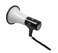 Asixxsix Bullaphorn Mégaphone Portable, Haut-Parleur Bruyant 40W avec Lecture D'enregistrement et Batterie Rechargeable, Conception de la Main-d'œuvre Légère pour la publicité