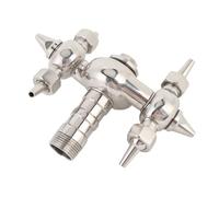 Asixxsix Buse de Nettoyage rotative, buse de Lavage rotative à 360° en Acier Inoxydable 304, Filetage mâle DN50, Double Bille, Accessoire Universel pour cuves et tuyaux