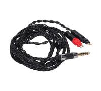 Asixxsix C Deio plaqué Argent Occ Certed à 8 Cœurs pour HD600 HD580, HD650, HD660S, FRÉQUENCE MOYENNE Claire, Améliore la Qualité Sonore (Balance de 4,4 mm)