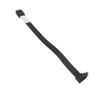 Asixxsix Câble d'alimentation GPU PCIE 5.0, Extension à Angle Droit 16 Broches vers 3 x 8 Broches 16 AWG 600 W, pour R T X 4090 4080 3090 Ti 16 AWG 12 V HPWR