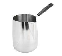 Asixxsix Cafetière Turque, Cafetière Turque en Acier Inoxydable 304, Chauffe-Lait et Pot à Lait avec Bec Verseur pour Réchauffer le thé au Chocolat Chaud au Beurre et au (600 ml)