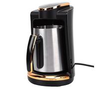 Asixxsix Cafetière Turque électrique, 550 W, Chauffe Rapide, Compacte et Portable, capacité de 250 Ml (une tasse), avec Verseuse en Acier Inoxydable, Idéale pour la Maison (Prise UE)