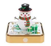 Asixxsix Calendrier 3D Memo Pads 2026, Snowman Surving Art Bowerpad avec 2026 Calendrier, 3D Notes Sticky Notans Post Notes, Creative Stickers Papers for Office Home Gifts Ornement