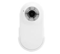 Asixxsix Caméra d'action au Pouce, 128 Go 1080P HD, Enregistrement à Une Touche, Caméra Portable de Taille Pouce avec Lanière Magnétique, Prend en Charge OTG, pour Le Cyclisme (White)