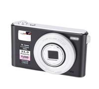 Asixxsix Caméra numérique 4K, 64 MP, compacte et Portable, idéale pour Les Voyages. Stabiliseuse d'image, Zoom Optique 5X et Batterie 1200 mAh. Parfaite pour Les débutants (Black)