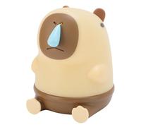 Asixxsix Capybara Veilleuse, Lampe LED Rechargeable à Capteur Tactile avec Batterie 1200mAh pour Chambre à Coucher et Salon