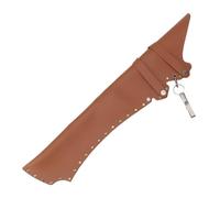 Asixxsix Carquois de Flèche, Carquois de Tir à l'arc Léger en Cuir PU, de Hanche avec Boucle Réglable et Crochet en Métal pour la Pratique du Tir à l'arc Classique composé (Brown)