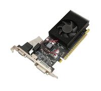 Asixxsix Carte Graphique de Jeu GT730 4 Go DDR3 128 Bits, Cœur 700 MHz, Mémoire 1400 MHz, Interface Multimédia DVI VGA HD, Haute stabilité, PCI Express X16 3.0 pour Châssis D'ordinateur