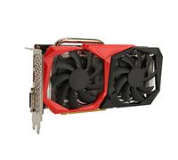 Asixxsix Carte Graphique RTX2060, 6GB GDDR6 192Bit PC Computer Graphics Card PCI Express 3.0 X16, 3D API 8K HDR 14000MHz Double Fans Ultra HD Graphics Card Low Noise VR Graphics Card