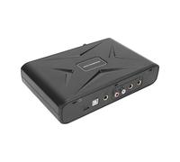 Asixxsix Carte Son USB Externe, Carte Son avec Préamplificateur de Microphone, Surveillance Zéro Retard, Console de Mixage Plug and Play pour Instruments de Musique de Jeu karaoké