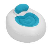 Asixxsix Chaise de canapé Gonflable, Chaise de Sac de Haricot en Forme de Cœur Aimant, PVC Flocks Portable canapé Gonflable pour Salon Chambre Lecture Chambre Balcon Camping Pique-Nique