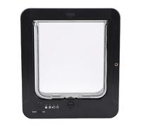 Asixxsix Chatière, Porte pour Animaux de Compagnie à Détection Intelligente, Accès Bidirectionnel, Chatière à Capteur Automatique avec Télécommande pour Portes Intérieures et Extérieures