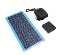 Asixxsix Chauffage Solaire pour Poulailler, Kit de Chauffage de Serre à Panneau Solaire Unique de 30 W, équipement de Vent Chaud Réglable, Réchauffeur de Volaille D'hiver pour le Séchag