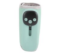 Asixxsix Chauffe biberon portable pour les voyages, 11 réglages de température Chauffe biberon sans fil avec affichage numérique et veilleuse, chauffe biberon pour voiture et avion (GREEN)