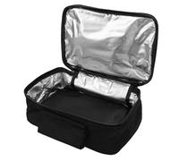 Asixxsix Chauffe-plats électrique 12 V pour Voiture, Sac Isotherme Pliable avec Poignée et Prise, Idéal pour les Voyages en Voiture, le Camping, les Pique-niques et les Réunions