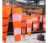 Asixxsix Chaussette de Mesure du Vent de Sac de -vent Anti-déchirure Durable pour la Météorologie Extérieure 2,62 Pieds Bleu (0,8 m rouge et blanc brillant imperméable et)