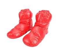 Asixxsix Chaussons en Duvet Chaussettes Chaudes, Chaussons de Camping d'hiver Doux et Confortables, Sac de Couchage de Camping, Pantoufles en Duvet de Tente, Chauffe-Pieds pour Hommes et (M)