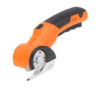 Asixxsix Ciseaux électriques sans fil, cutter rotatif en alliage d'aluminium pour carton, cutter rechargeable pour carton avec batterie intégrée de 1500 mAh, pour tapis en tissu (ORANGE)