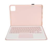 Asixxsix Clavier Casem, Clavier Bluetooth sans Fil Détachable avec Trackpad et Adsorption Magnétique, Couvercle de Support PU Mince pour MI Pad 6 6 Pro 11 Pouces 2023 (Pink)