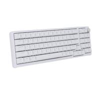 Asixxsix Clavier de Jeu Mécanique, 11 éclairages RVB Dynamiques,Clavier Mécanique sans Fil,Disposition à 75% des Touches N, rétroéclairé pour MacOS Android, Lumineux (White)