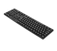 Asixxsix Clavier de Jeu Mécanique, Confort Ergonomique, Réponse Rapide, Fonctionnement Silencieux, Clavier Filaire USB, Mécanique Ergonomique avec Disposition Bilingue Arabe Anglais pour PC Portable