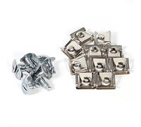 Asixxsix Clips à Vis pour Sous-plateau Clips à Vis Durables pour Couvercle de Moteur pour 10x 8D0805121 Scène Applicable: Maintien sur le Sous-plateau du Moteur