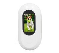 Asixxsix Collier caméra pour Chat, Enregistrement vidéo HD 1080p, Grand Angle de 120°, Compatible OTG, Fixation par Clip. Convient aux Chiens, Grands félins et Autres Animaux. (White)