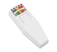 Asixxsix Comptère Geiger Détecteur de Rayonnement Nucléaire, Monite de Rayonnation Portable avec Indicateur Lumineux, Alarme, Opération Facile, Comptère de Rayonnation Portable (WHITE)