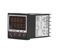 Asixxsix Compteur de Minuterie Numérique, écran LED à 4 Chiffres avec Sortie D'alarme de Relais et Fonction de Mémoire D'arrêt de Puissance, pour la Chaîne de Montage Industrielle