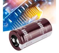 Asixxsix Condensateur électrolytique 6800uF 63V à Faible Impédance pour 2 Pièces de Type Terminal Encliquetable