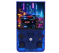 Asixxsix Console de Jeu Rétro, Linux D'écran IPS de 4,0 Pouces avec 4 Core CPU, Double Joystick Design, Concevoir des Haut-parleurs Stéréo et Une Prise Casque 3,5 Mm, 4000mAh (64G)