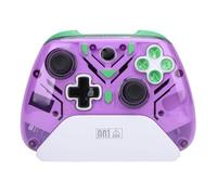 Asixxsix Contrôleur de Jeu sans Fil 2,4 G, Contrôleurs de Jeu PC BT à Double Vibration avec Déclencheurs à Effet Hall et éclairage RVB pour Android OS X Wins, Personnalisable