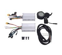Asixxsix Contrôleur de vélo électrique, 52V 25A 1200W Dual Drive Motor Controller Kit with Display, Electric Bicycle Controller for Electric Scooter Bicycle