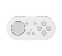 Asixxsix Contrôleur Portable pour Commutateur, Mini Contrôleur sans Fil Bluetooth de la Taille D'un Porte-clés avec 14 Modes D'éclairage RVB Cool pour Commutateur, Gagne Android OS IOS